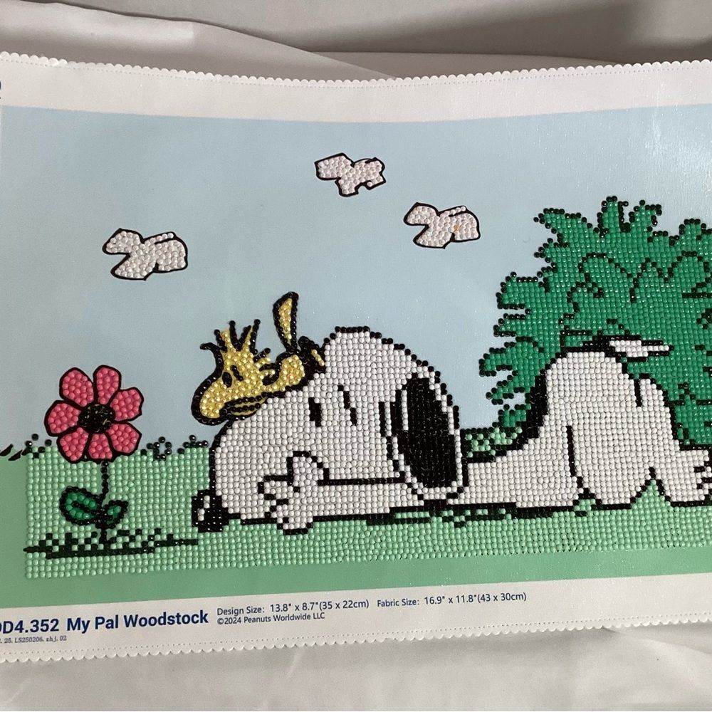 Adorable Snoopy and Woodstock Diamond Art - Picture 2 of 2